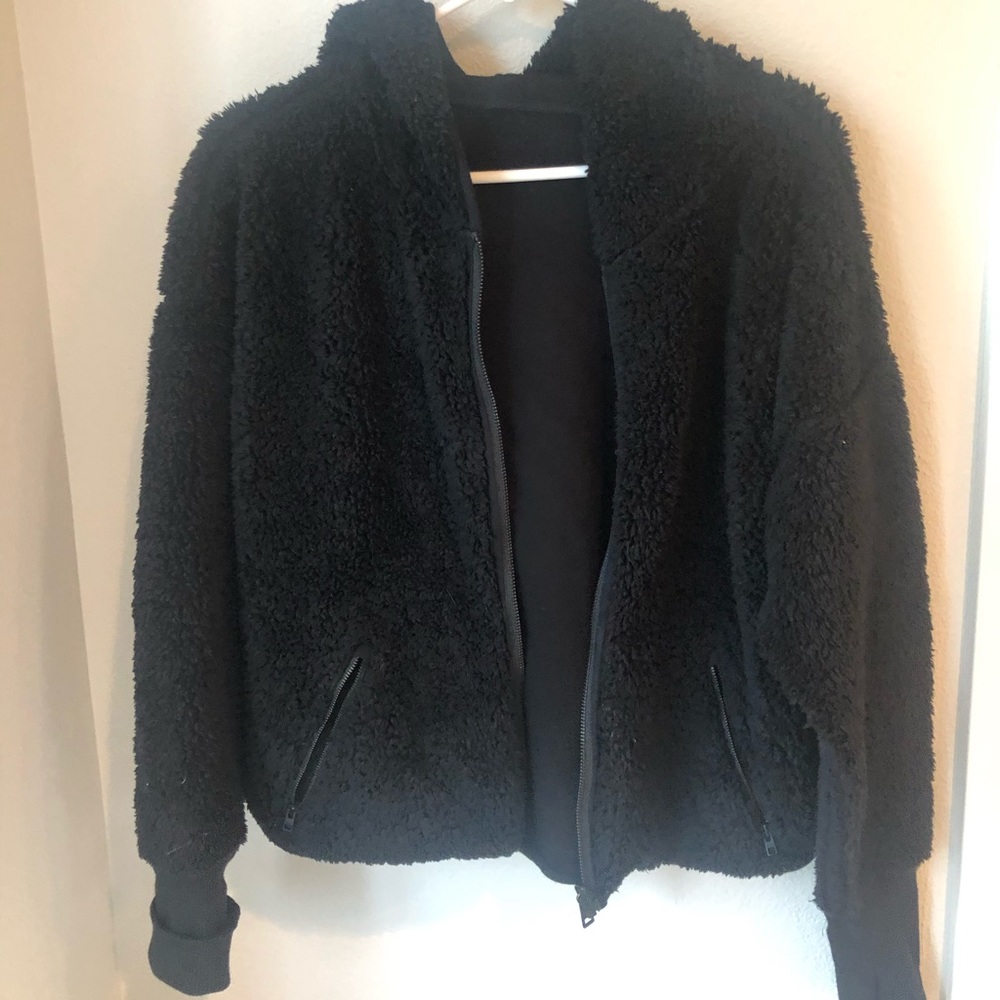 Athleta Sherpa reversible sweatshirt